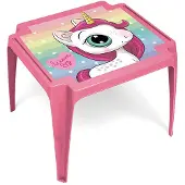Arditex Zaska Monoblock Unicorn Table Rose Enfants