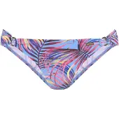 LASCANA Bas de bikini 'Breese' bleu ciel / jaune clair / aubergine / rose clair