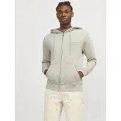 Jack & Jones Faded Full Zip Sweatshirt Beige 2XL Homme