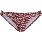 LASCANA Bas de bikini mélange de couleurs / bordeaux