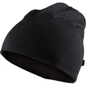 Lundhags Gimmer Merino Lt Beanie, bonnet, noir