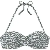 LASCANA Hauts de bikini olive / blanc