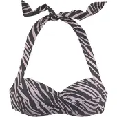 LASCANA Hauts de bikini taupe / noir