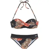 LASCANA Bikini beige / orange / noir / blanc
