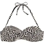 LASCANA Hauts de bikini beige / noir