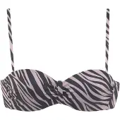 LASCANA Hauts de bikini 'Kaa' violet clair / noir