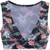 Kangaroos Hauts de bikini bleu clair / orange clair / rose foncé / noir