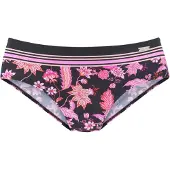 LASCANA Bas de bikini orange / rose / noir / blanc