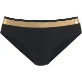 LASCANA Bas de bikini jaune d'or / noir