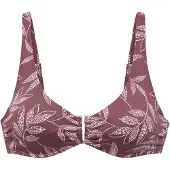 LASCANA Hauts de bikini marron / blanc