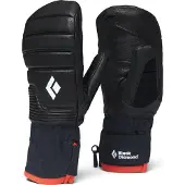 Black Diamond - Moufles de freeride en PrimaLoft&reg; et en GORE-TEX - W Progression Mitts Black / Black pour Femme en Cuir - Taille M - Noir