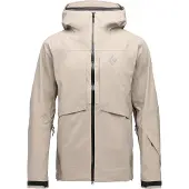 Black Diamond - Veste de ski - M Factor Shell Moonstone pour Homme - Taille XL - Beige