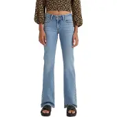 Levi's pour femme. A4679-0001 Jean bootcut à taille basse bleu (32/30), Casuel, Coton, Denim
