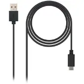 Nanocable Câble Nanocable USB-C 2.0 Mâle vers USB-A Mâle 2m