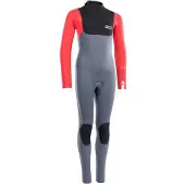 iON Capture 5/4 Mm Junior Long Sleeve Back Zip Neoprene Suit Bleu 10 Years Enfants