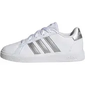 Adidas Chaussure de sport 'Grand Court 2.0' argent / blanc