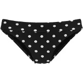 LASCANA Bas de bikini noir / blanc