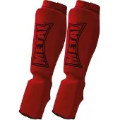 Metal Boxe Protège tibias pieds Métal Boxe-Protège Tibias-Pieds Rouge - M (MB153MR)-