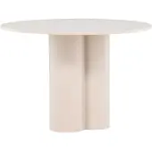 Venture Home Olivia table de salle à manger Ø110 cm beige.