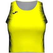 Joma Elite Xi Sleeveless T-shirt Jaune M Femme