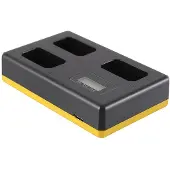 Sony Chargeur USB triple (Chargeur de batterie d'appareil photo), Alimentation pour appareil photo, Noir