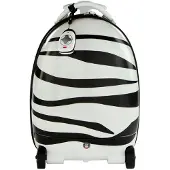 Rastar Zebra Trolley Bag Blanc 31 x 42 x 25 cm Enfants