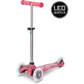 Micro mobility Mini Micro Deluxe Fairy Glitter LED scooter Pink