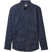 Tom Tailor DENIM Chemise bleu marine / blanc