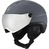 Rossignol - Casque de ski/snowboard à visière - Fit Visor Impacts Photoch Grey en Matières Recyclées - Taille S/M - Gris