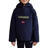 Napapijri Veste fonctionnelle 'Rainforest' beige / bleu nuit / rouge foncé / noir