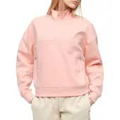 Superdry Sport Tech Relaxed Half Half Zip Sweatshirt Orange L Femme