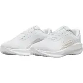 Nike Chaussure de course 'Downshifter 13' argent / blanc