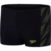 Speedo Hyperboom Panel Swimming Boxer Noir 9-10 Years Garçon