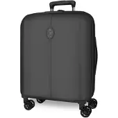 Joumma Bags EL POTRO Vera Noir, Valise de voyage ABS 55x40x20cm, 37L, 5338721 (petit)