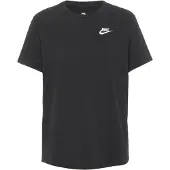 Nike T-shirt 'Club Essential' noir / blanc