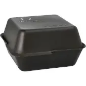 Papstar Boîtes alimentaires réutilisables "Circulware by Havel", 2 pièces, L 156 x l 156 x H 43 mm, polypropylène, noir, 36 pièces