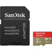 SanDisk Extreme microSDXC 2TB+SD Adapt 240MB/s (SDSQXAV-2T00-GN6MA)
