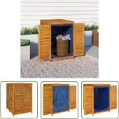 The Living Store Gartenbox 70x87x104 cm Massivholz Akazie