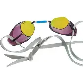 Malmsten Swedish Metallic Mirror Swimming Goggles Blanc