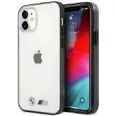 BMW Étui BMHCP12SMBTOK iPhone 12 mini 5,4" transparent hardcase Sandblast (Apple iPhone 12 mini), Coque pour téléphone portable, Transparent