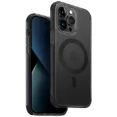 Uniq Etui Combat Iphone 14 Pro Max6,7 Magclick Charging Czarny/Concrete Charcoal