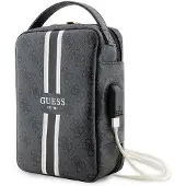 GUESS PU 4G Printed Stripes Sac de voyage universel - noir (Universel), Coque pour téléphone portable, Noir