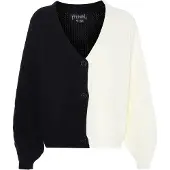FENIA Cardigan noir / blanc