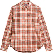 Superdry Chemise mélange de couleurs / rouge rouille
