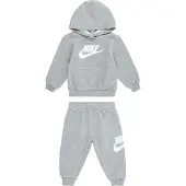 Nike Kids 66l135 Fleece Long Sleeve Set Gris 18 Months Garçon