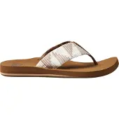 Reef Claquettes / Tongs 'Spring Woven' écru / sable