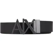 Armani Exchange Ceinture marron / noir / argent