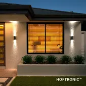 HOFTRONIC™ - Applique murale LED Dax 5W IP65 Dimmable Noir up & down