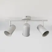 HOFTRONIC™ - Plafonnier LED Riga 3 lampes inclinable GU10 blanc IP20