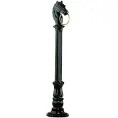 Ks Verlichting Poteau de stationnement Horse HP2 noir